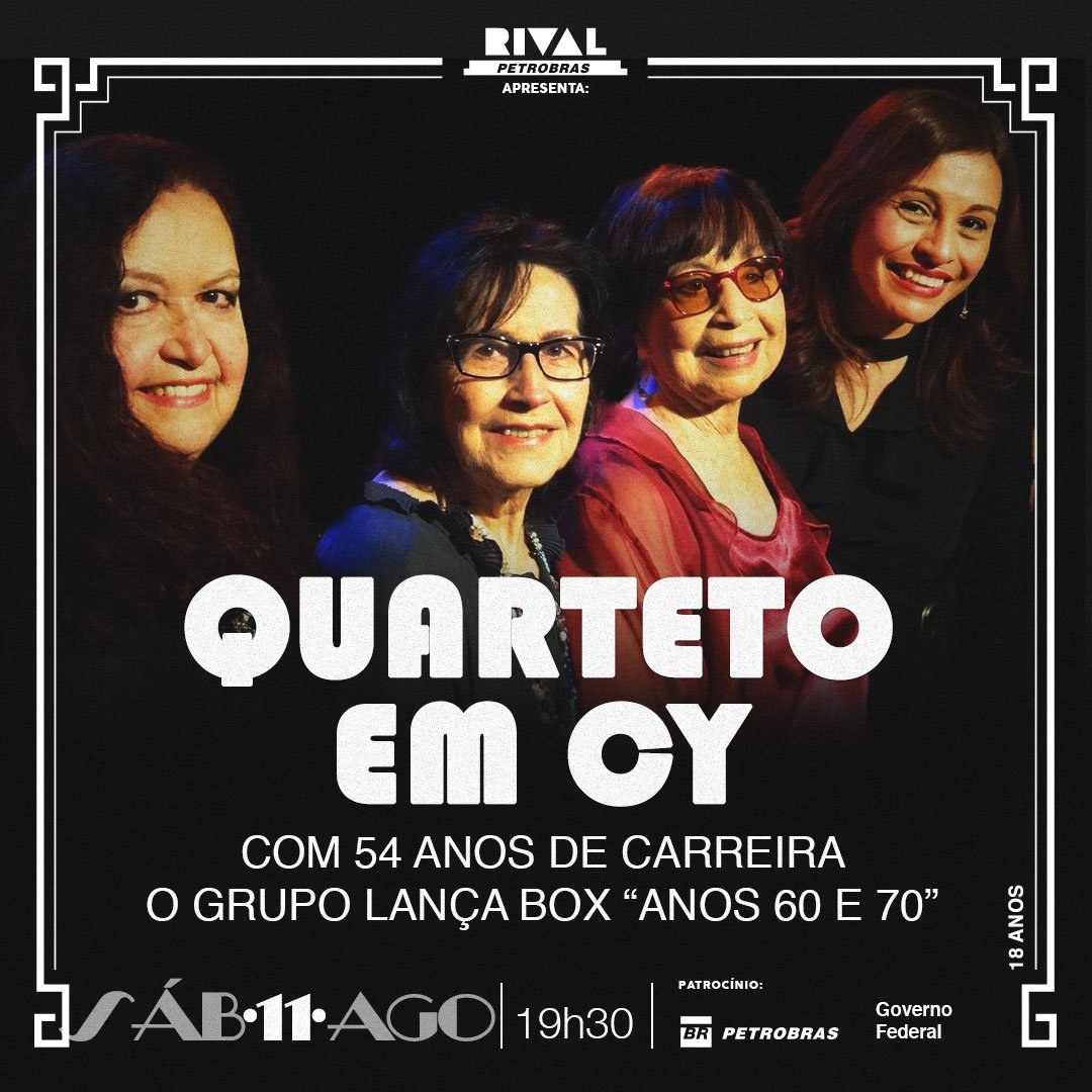11/08 ▪ Quarteto em Cy – Show Querelas Brasileiras