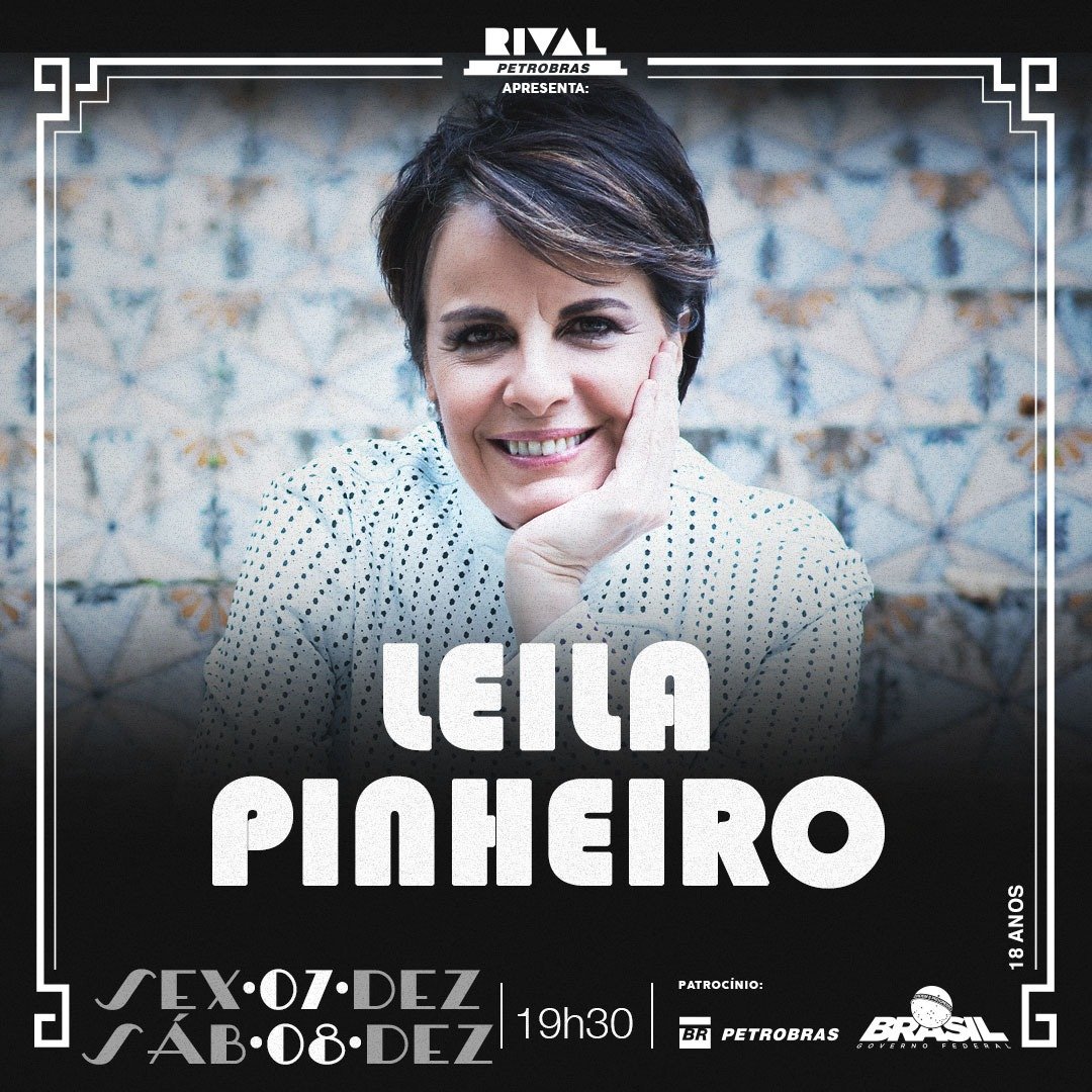 07 e 08/12 – Leila Pinheiro – Grandes sucessos em show voz e piano