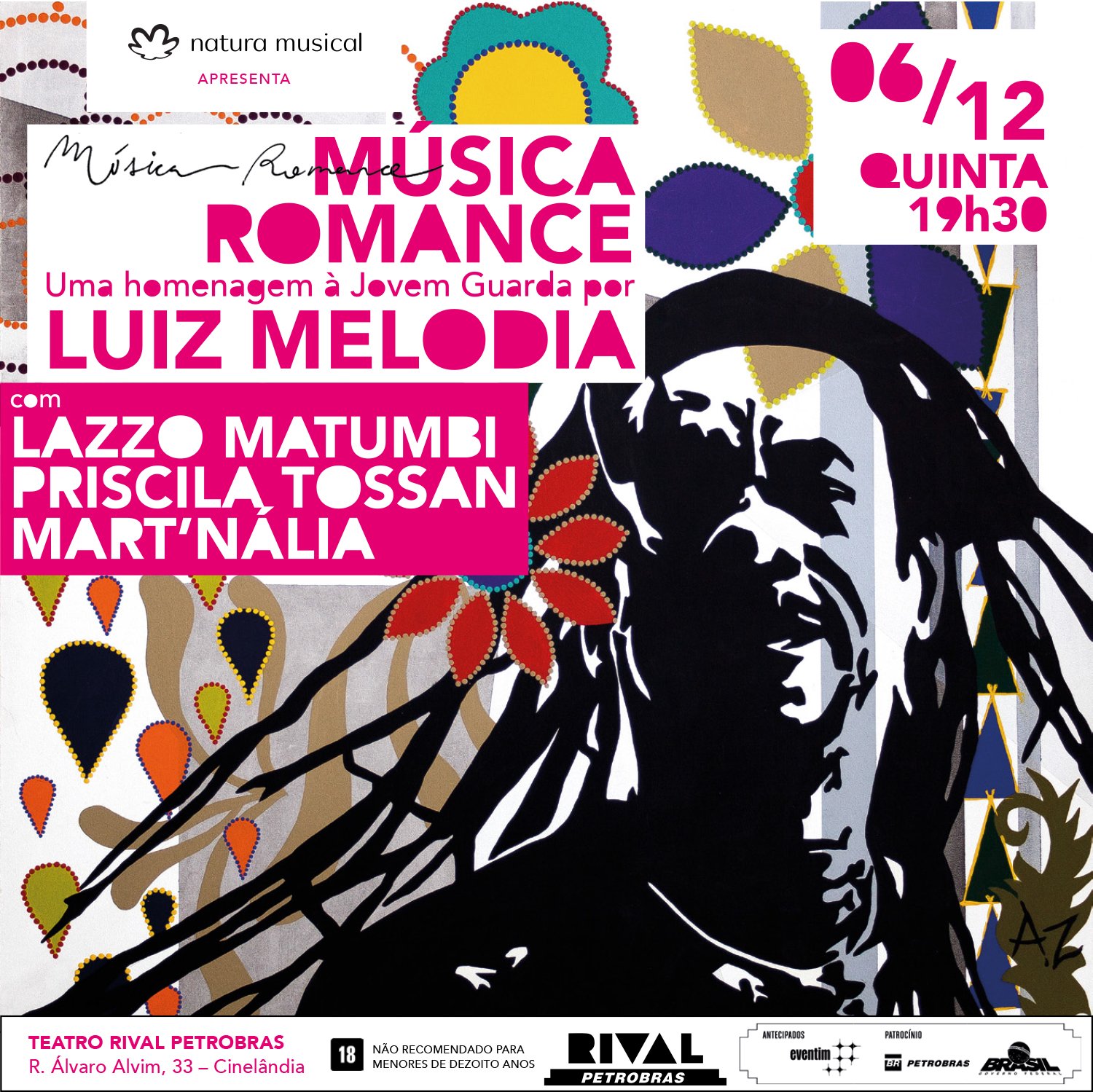 06/12 – Natura Musical apresenta “Música Romance, Uma Homenagem à Jovem Guarda”