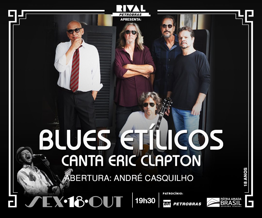 18/10 ~ Blues Etílicos canta Eric Clapton