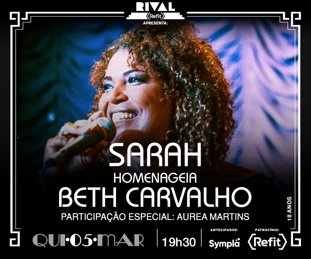05/03 ~ Sarah | Homenagem a  Beth Carvalho